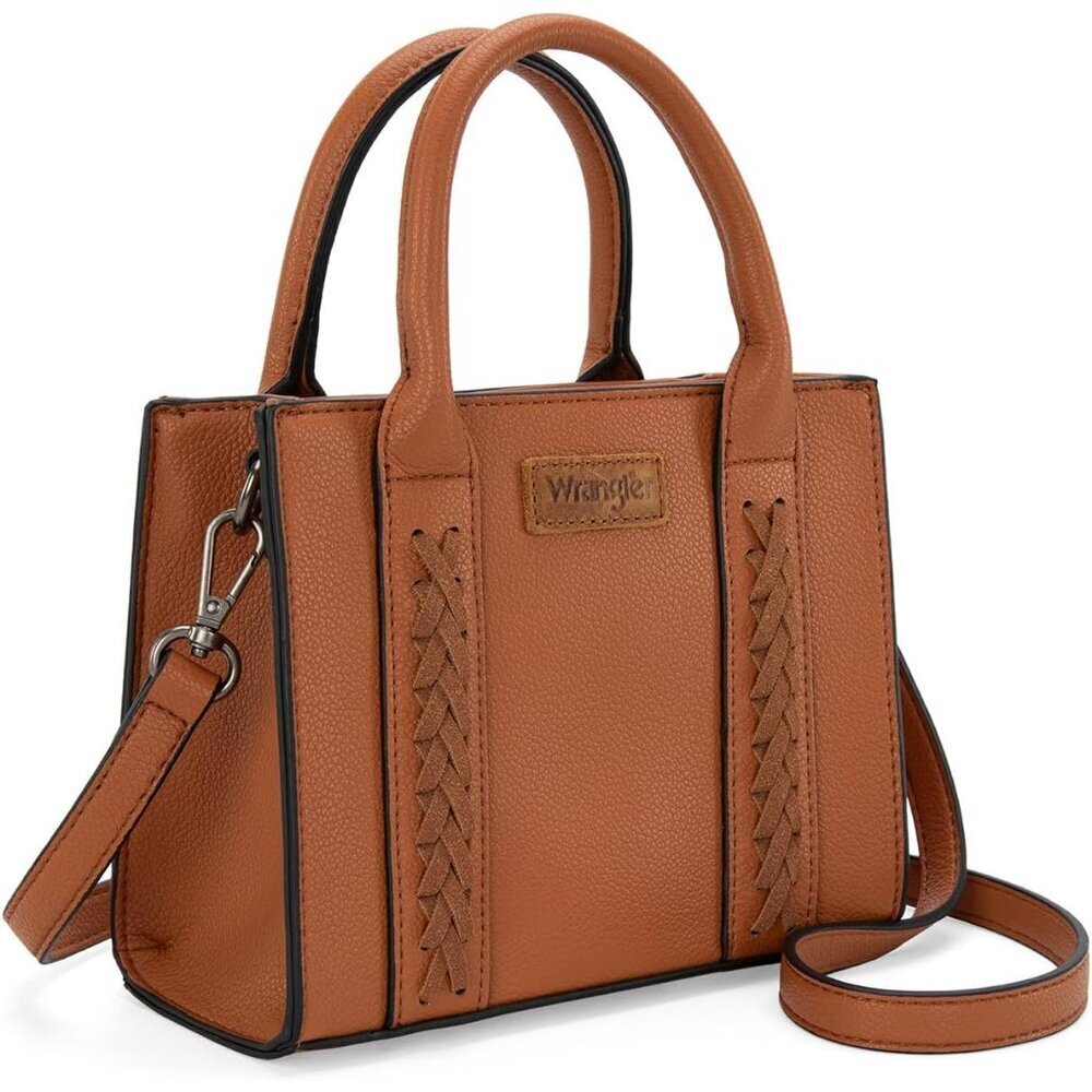 Mini Tote Bag Women's Vegan Leather Small Purse Crossbody Adjustable Strap